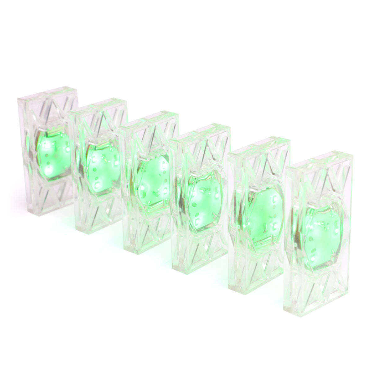 Green electro dominoes