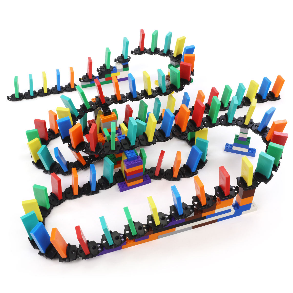 Flexible Rapid Track Clicks with bricks and goes up and up