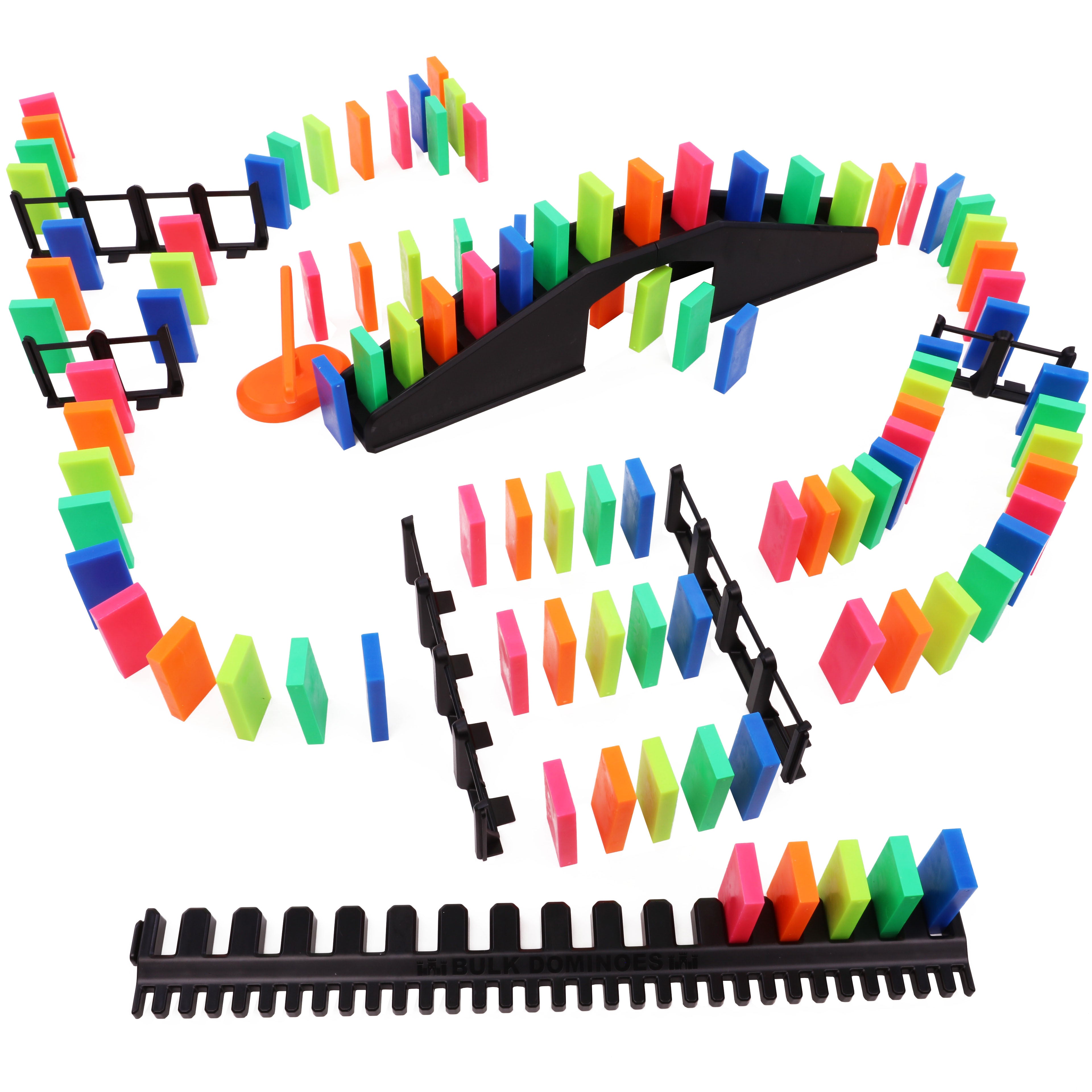 Bulk Dominoes Basics Neon Basics