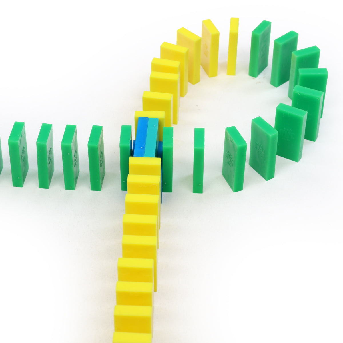 Bulk Dominoes Mini Blue twisty loop