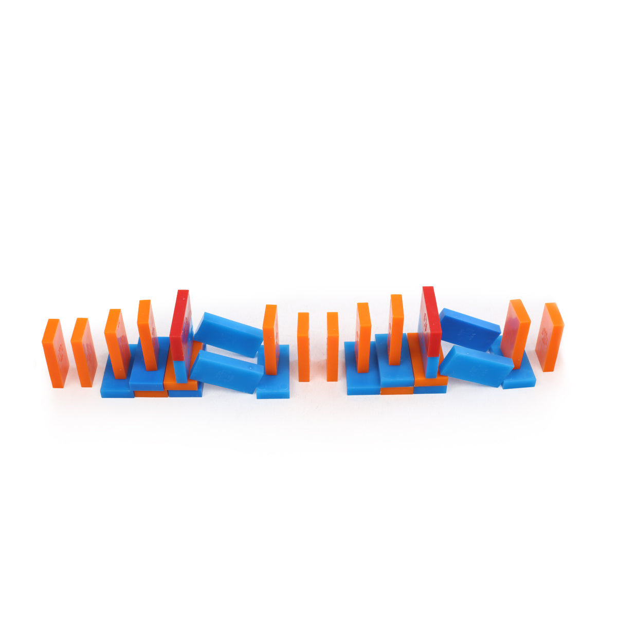 Bulk Dominoes Mini Island Blue Tipping
