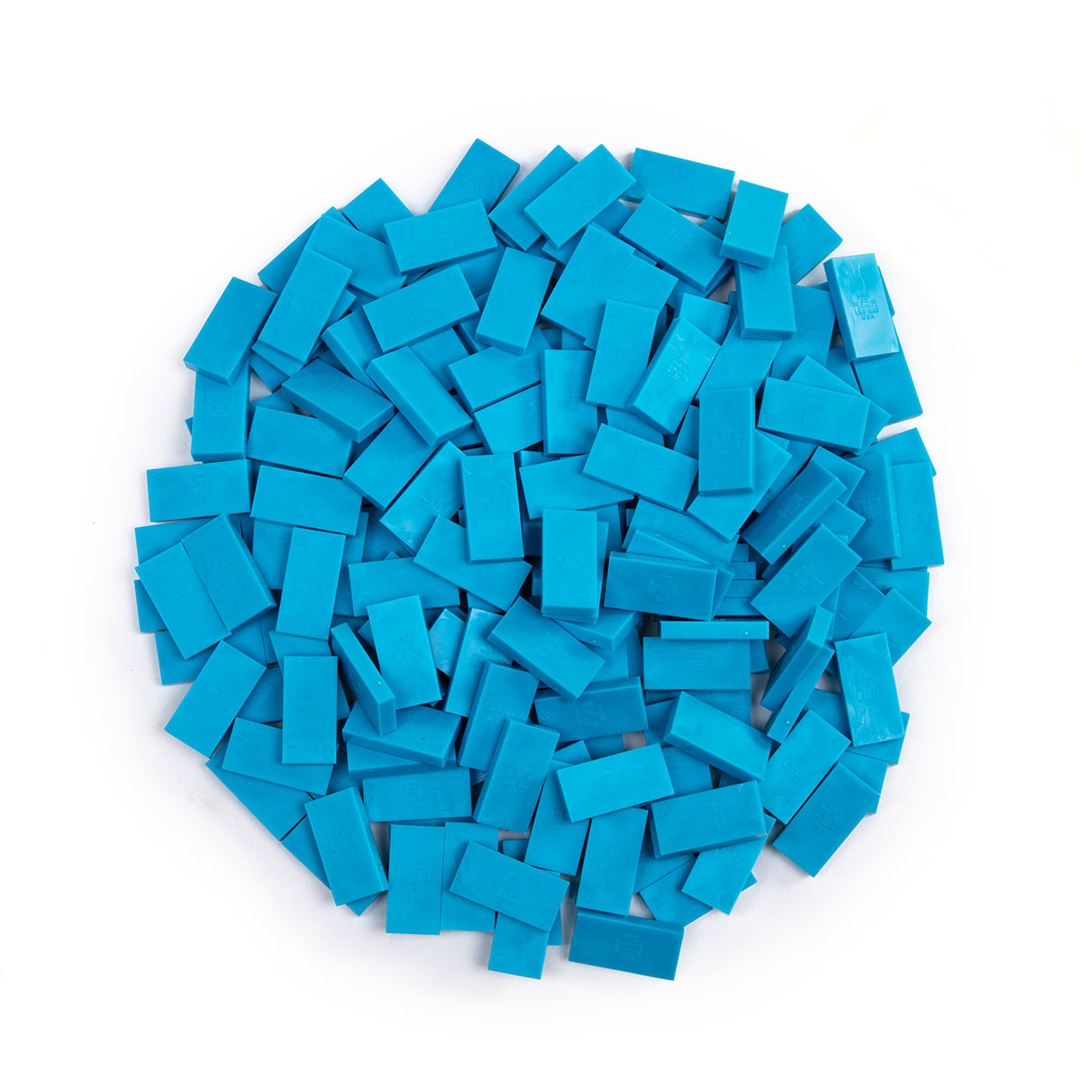 Bulk Dominoes Mini Island Blue