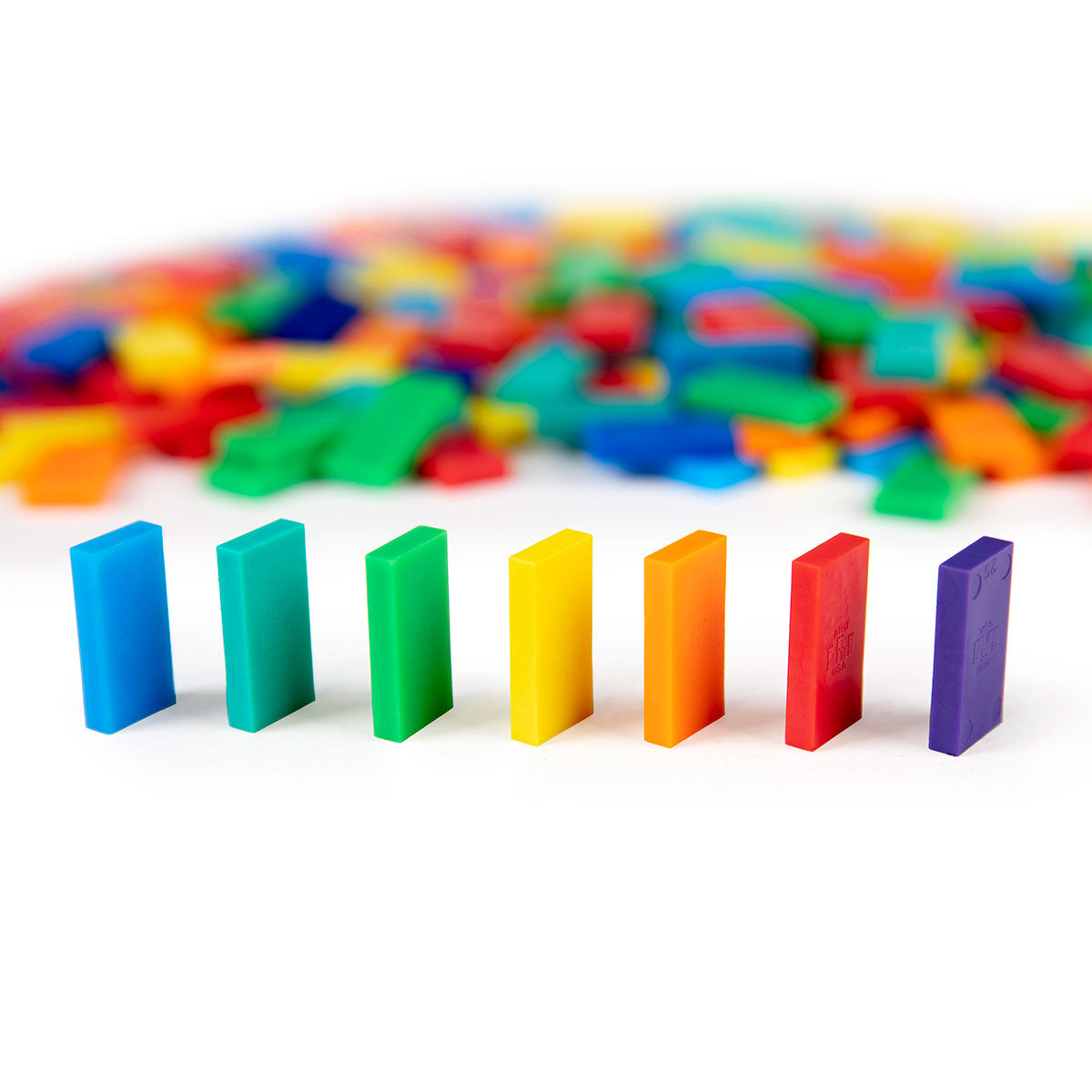 Bulk Dominoes Mini Classic Mix Closeup