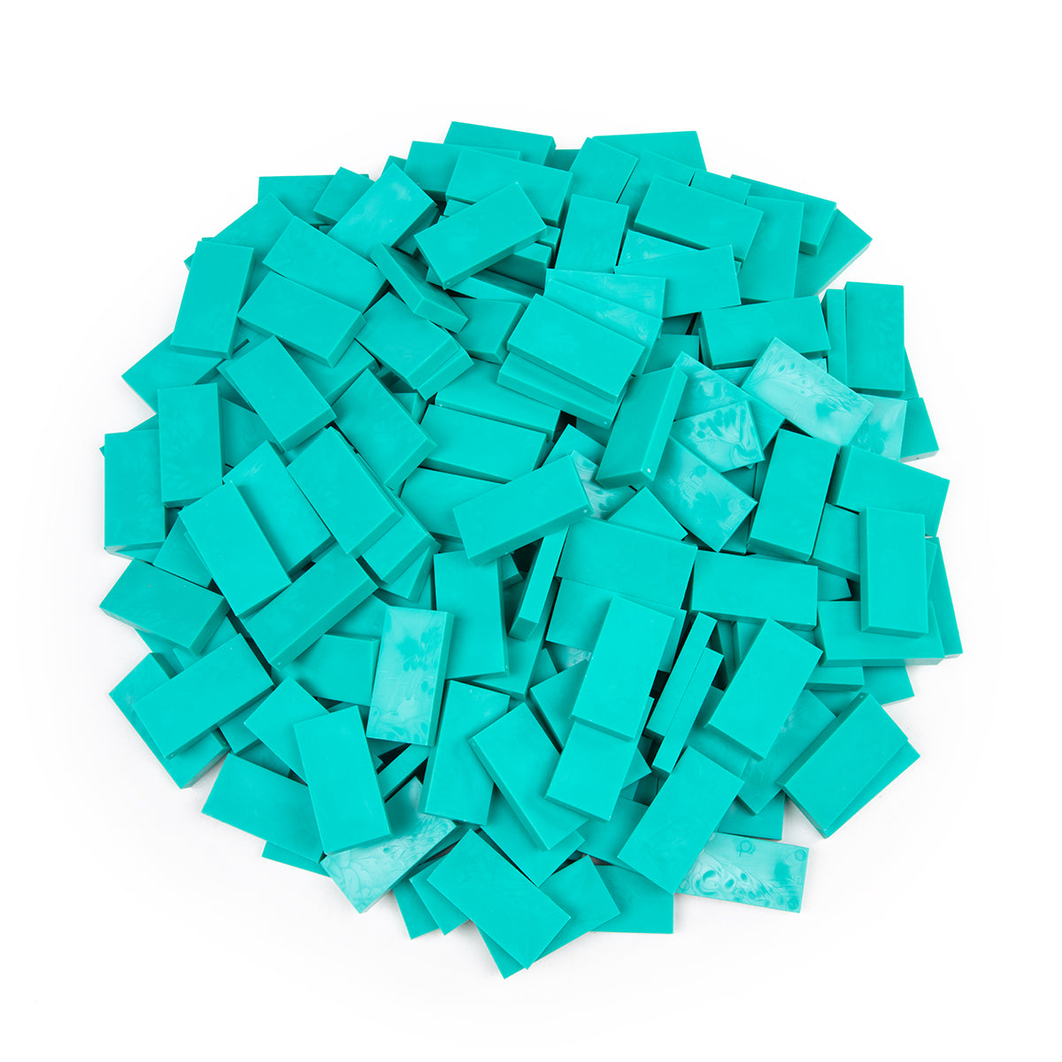 Bulk Dominoes Teal Pile
