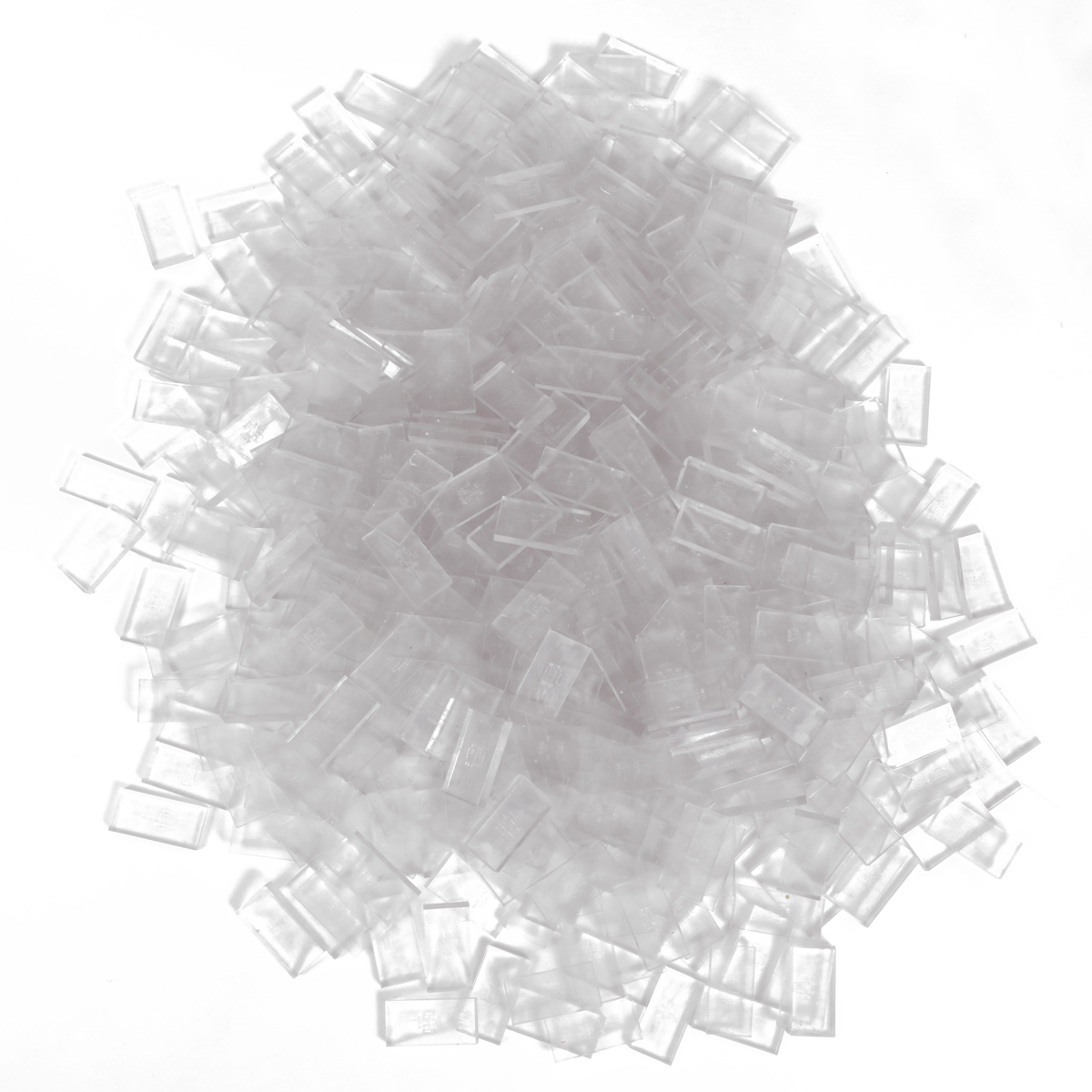 Bulk Dominoes Mini Clear alt pile