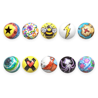 IMR Add on Pack - Design Your Own Marbles - White DIY Marbles