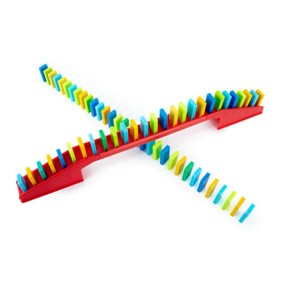 Red bridges extension with dominoes