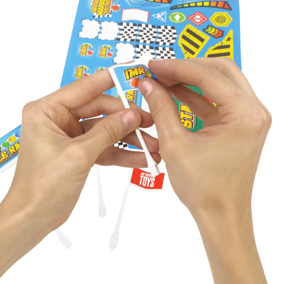 Flags and Banners Add On Pack White hands on demonstration