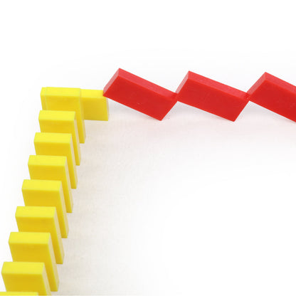 Bulk Dominoes Mini Dark Grey lightning corner