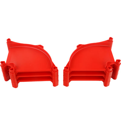 Impact Marble Racing add on pack turns right and left Red