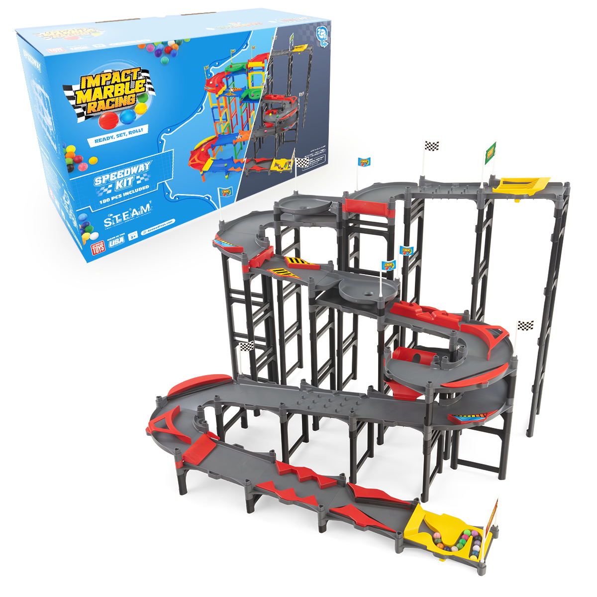 Speedway Wideshot pretty box with full IMR set redline