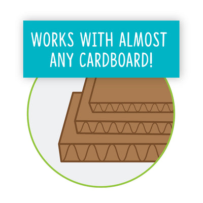 Box lox kit orange clips and cardboard sheets works with almost any cardboard