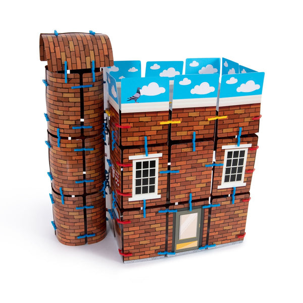 Creative Card Builder Brick City House with chimney