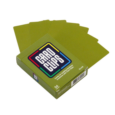 Card Clips Cards Earth Olive