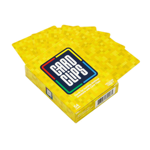Card Clips Cards Pixel Bitcraft Yellow Craft